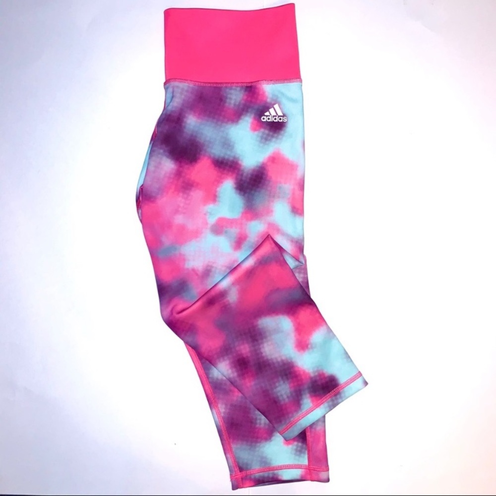 Adidas Capri climalite leggings spring colors
